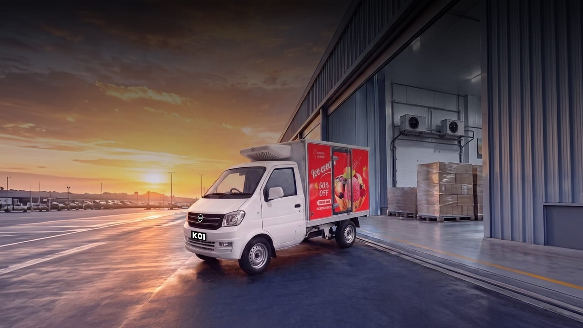 DFSK K01S Refrigerada -5° — vista exterior