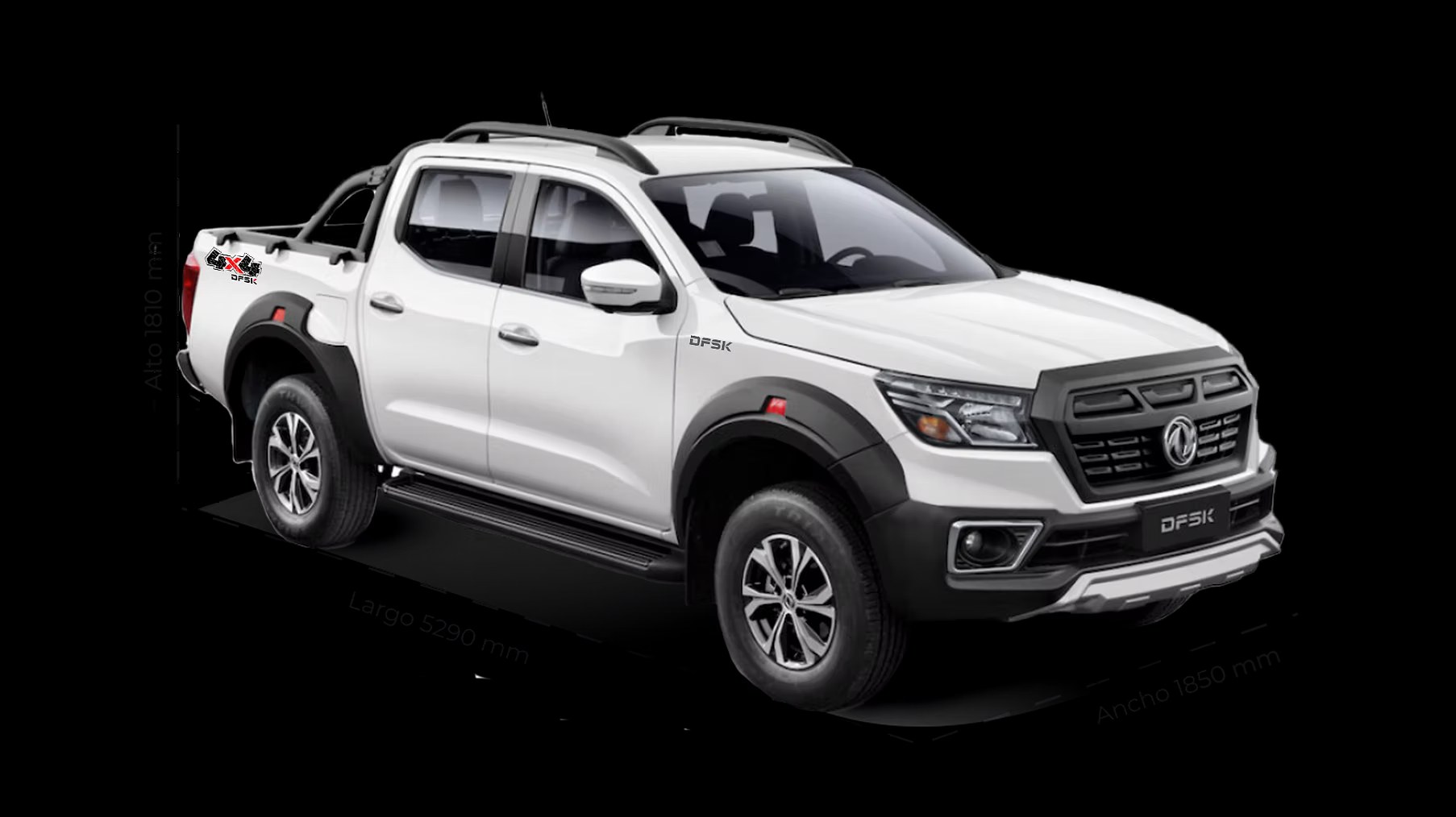 DFSK D1 4x4 Pick Up — diagrama de dimensiones